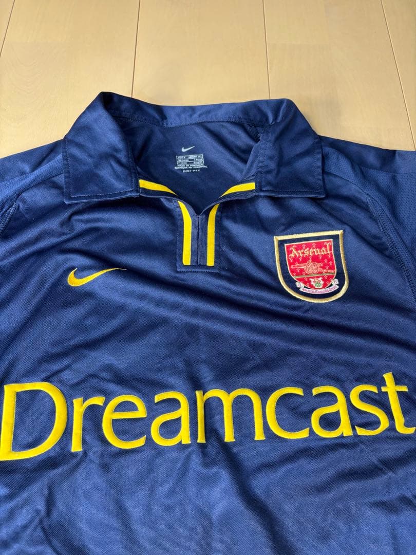 【中古】サッカーユニフォーム　アーセナル　arsenal アウェイユニフォーム