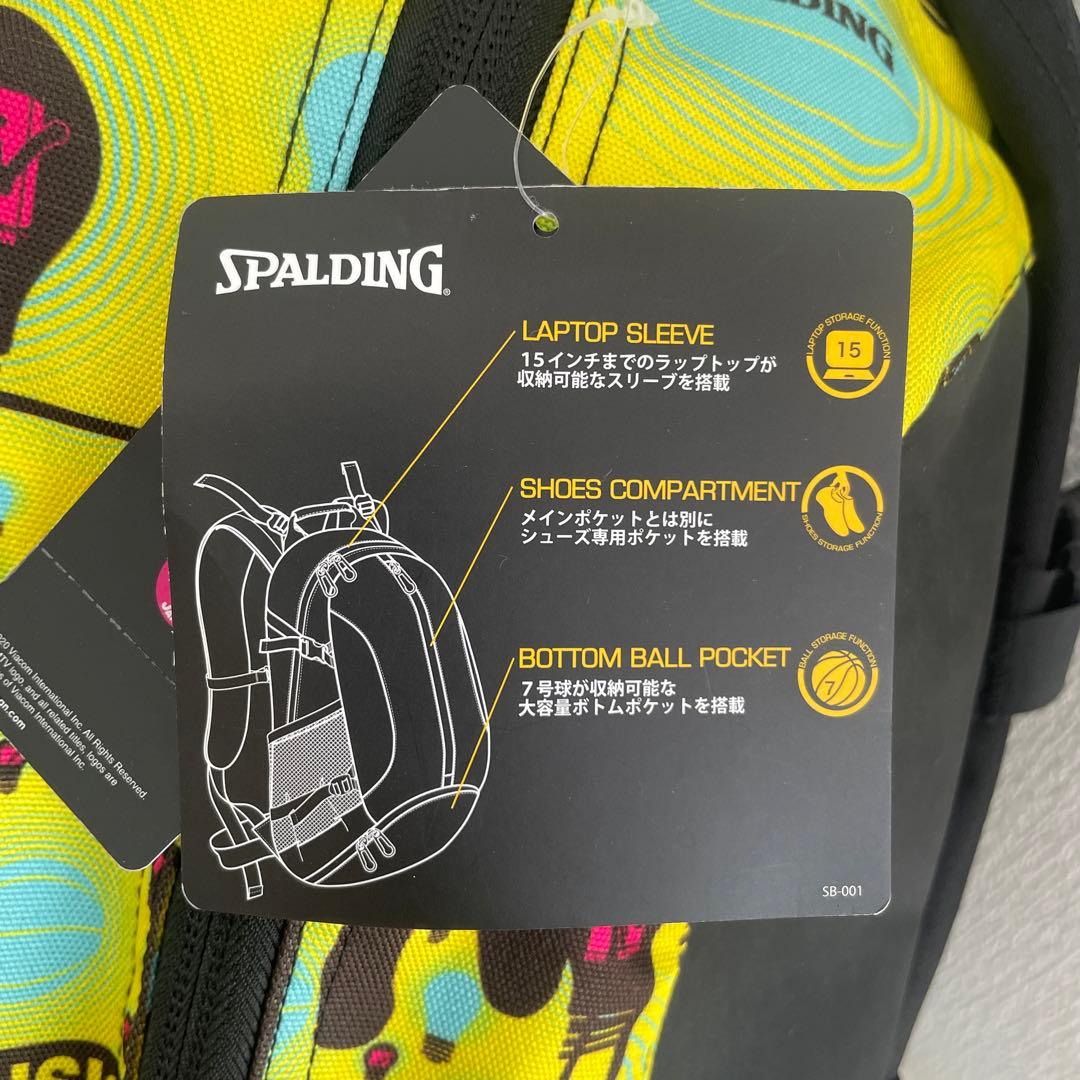 タグ付き未使用　SPALDING バスケットボール　バックパック　MTV