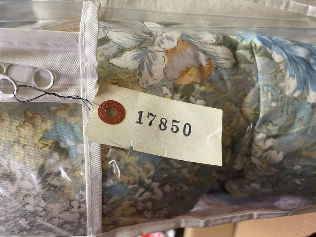 花柄羊毛掛け布団 シングル［美品］［即購入OK］