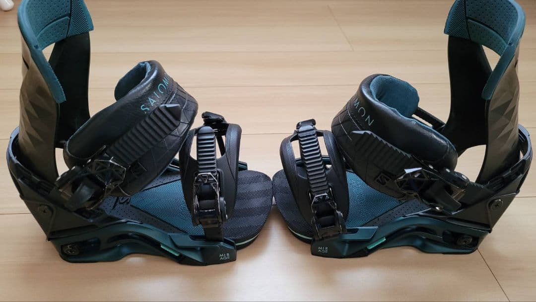 SALOMON　サロモンバインディング　ミラージュ　黒　×　グリーン　Ｓサイズ