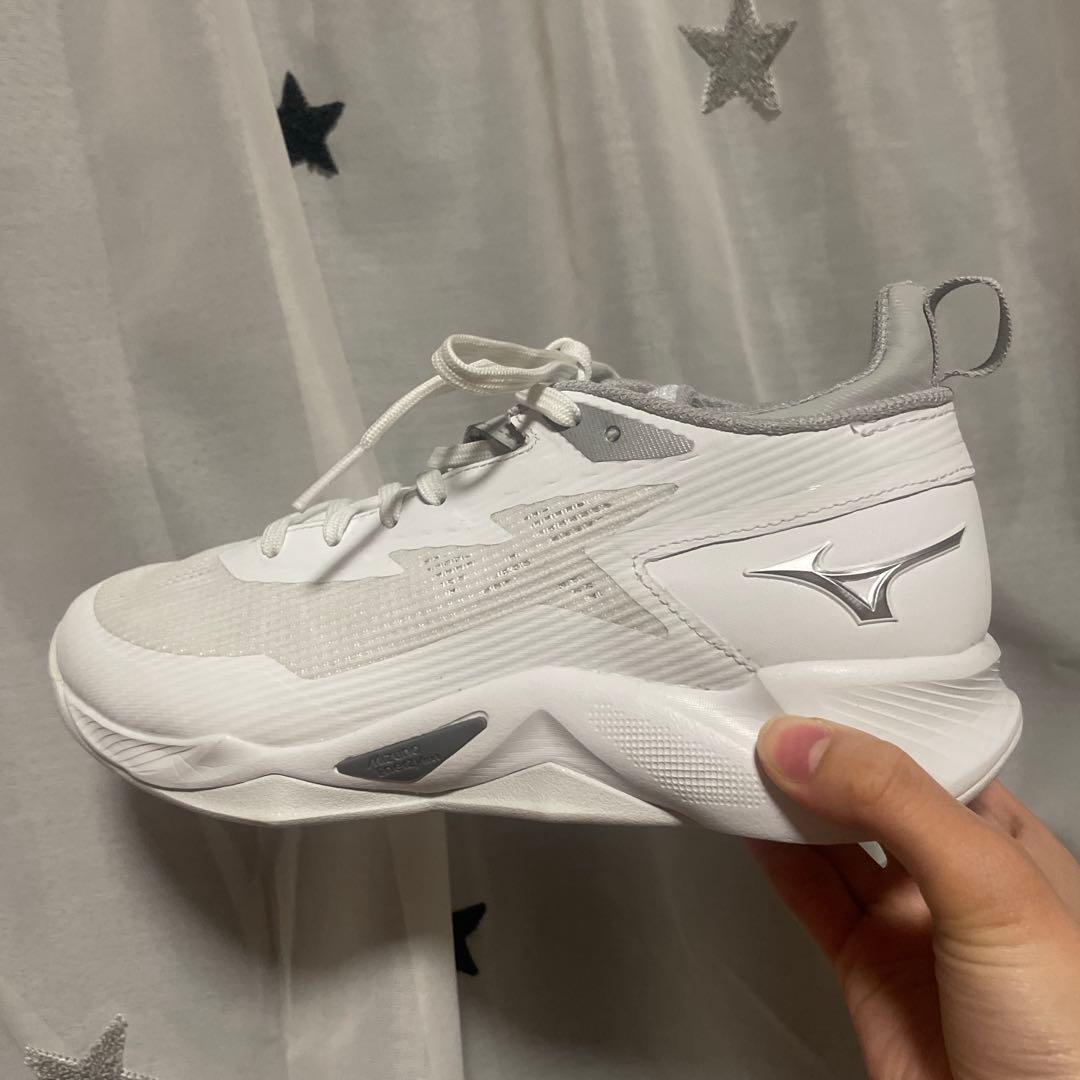 Mizuno バスケットボールシューズ 女性用 ホワイト23.5