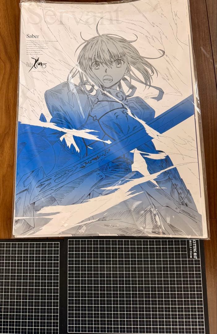 【非売品】Fate/Zero 描き下ろし線画 ポスター 14枚セット