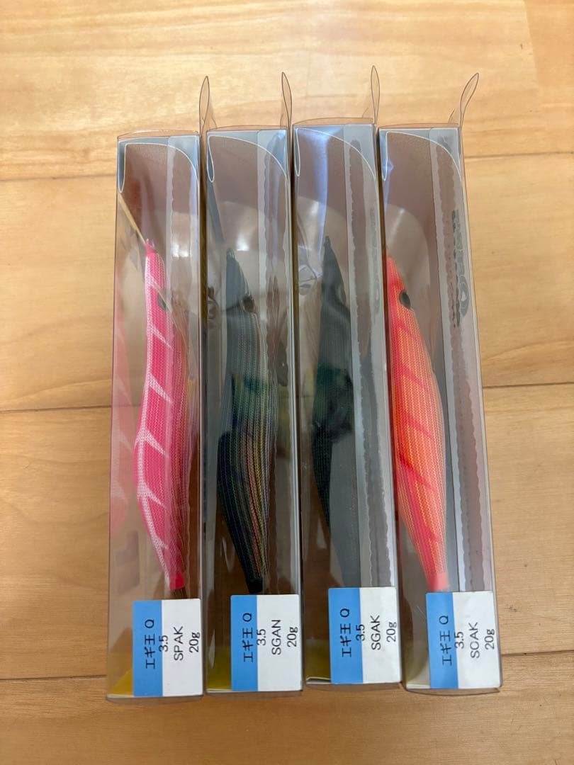エギ王Qネオトラッドカラー4個セットヤマシタ激レアヴィンテージ廃盤杉