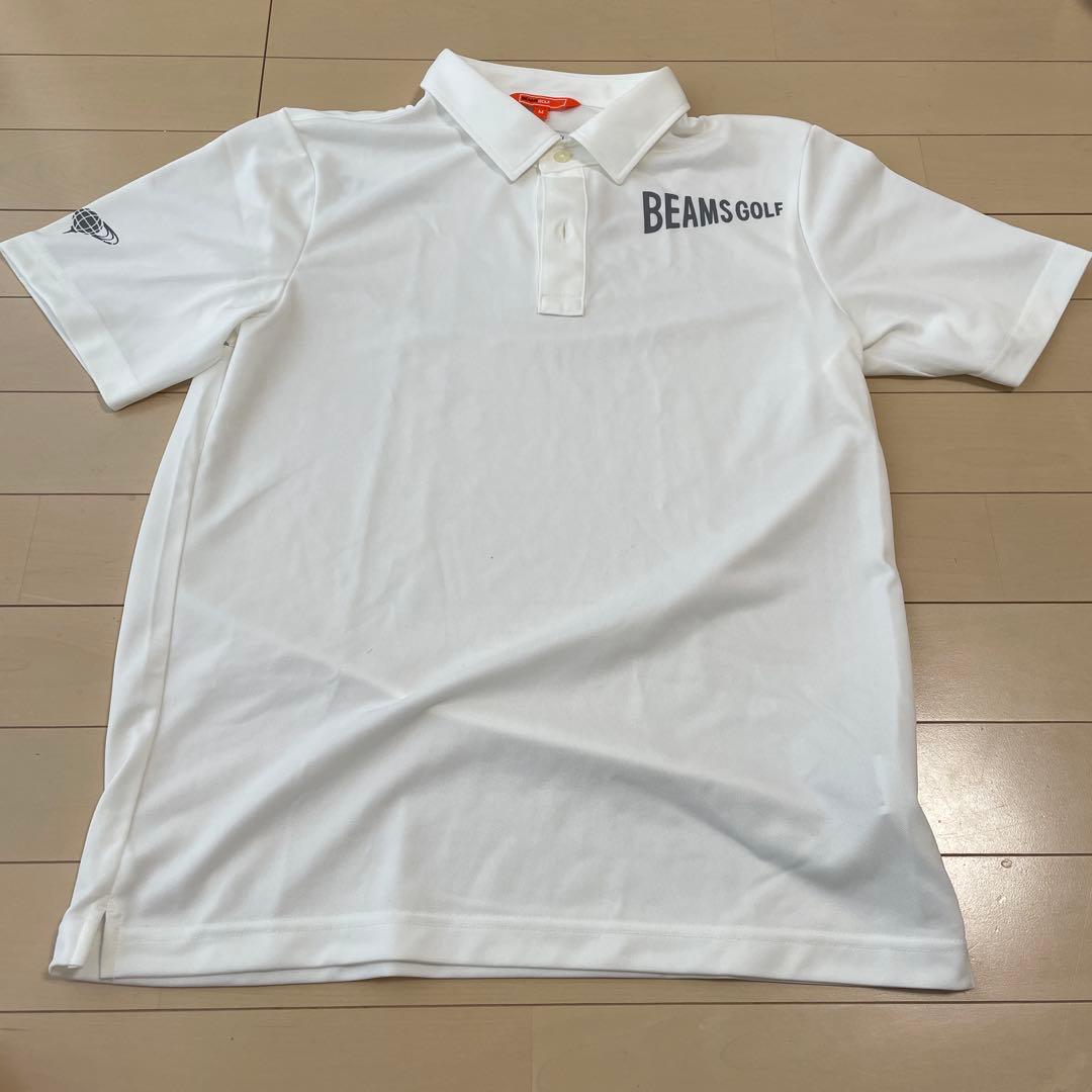 BEAMS GOLF ホワイト ポロシャツ M