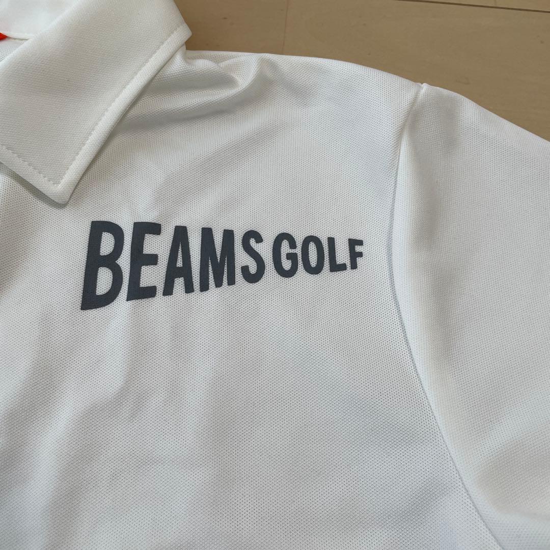 BEAMS GOLF ホワイト ポロシャツ M