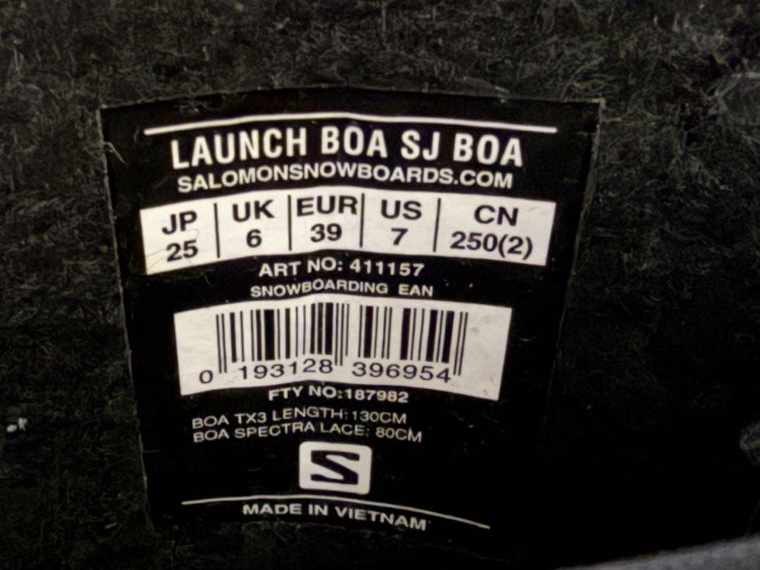 SALOMON LAUNCH BOA SJ BOA　25cm