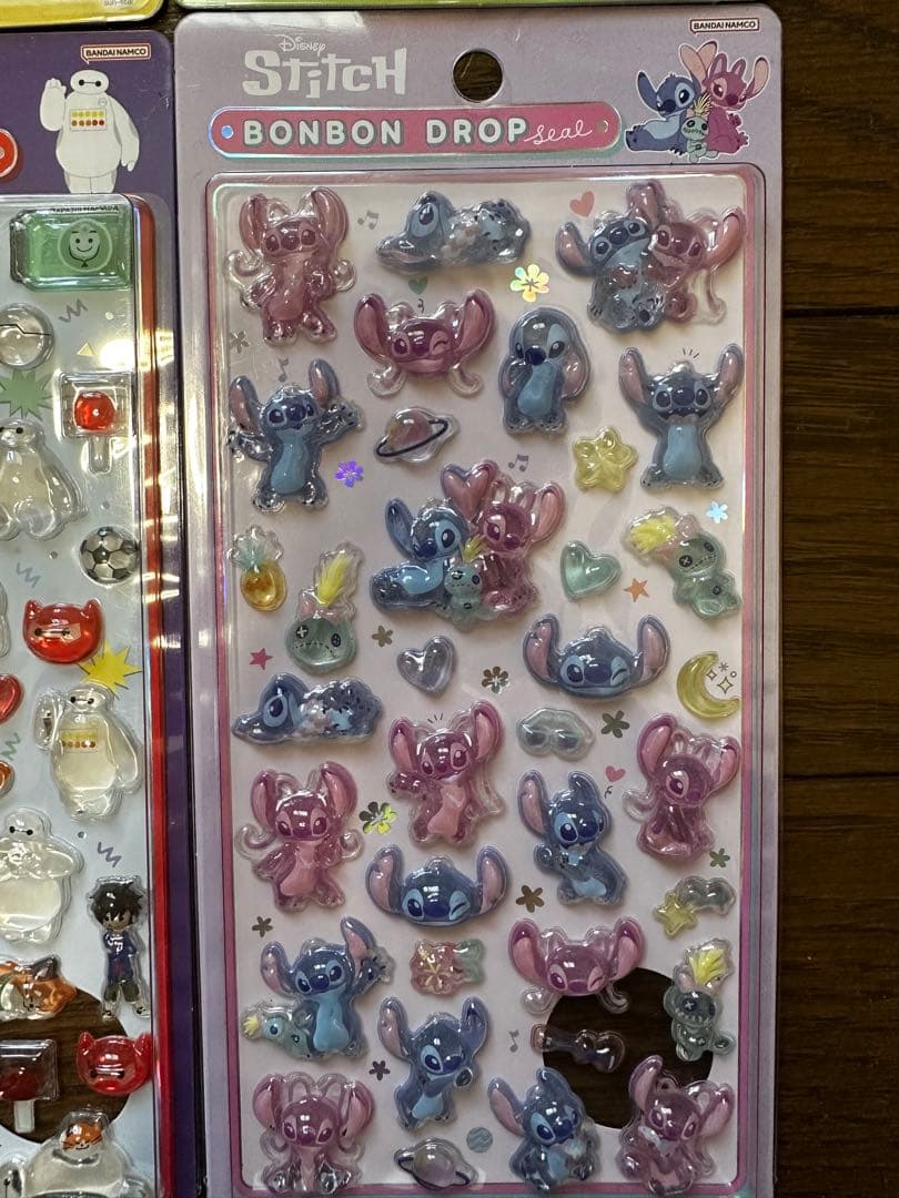 正規品　ボンボンドロップシール　ディズニー　6種