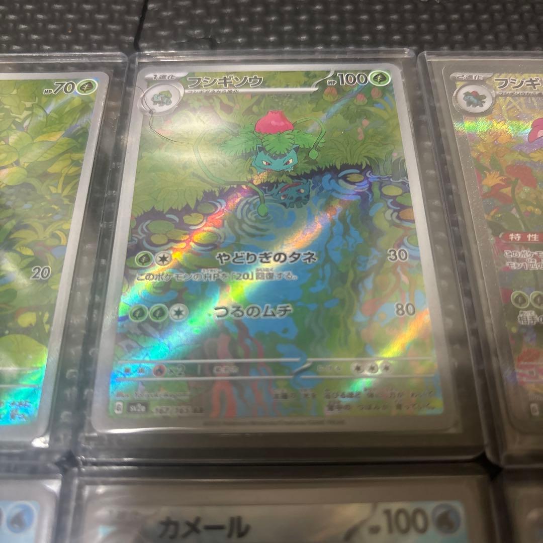 ポケモンカード　カメックスex sar フシギバナex sar 進化ライン