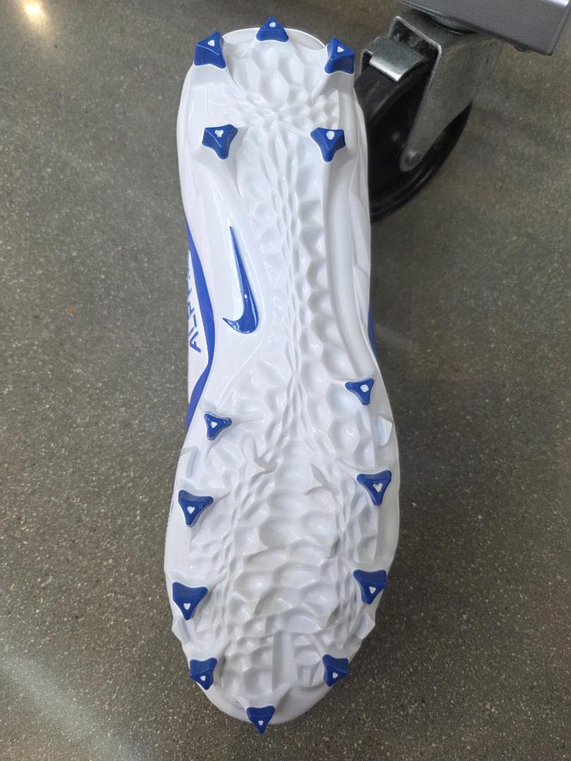NIKE アルファメナス4 アメフトスパイク 白青 28cm