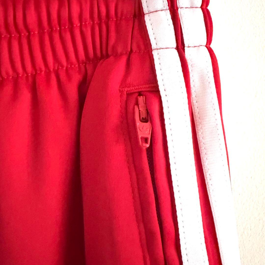 adidas アディダス サテンワイドレッグ トラックパンツ Mサイズ