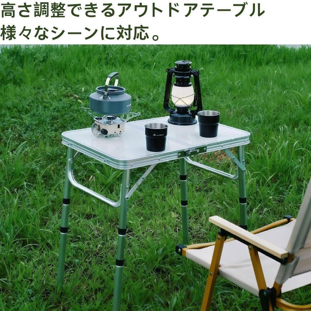 2点セット‼️キャンプテーブル アウトドアテーブル 白 耐熱 コンパクト 防水