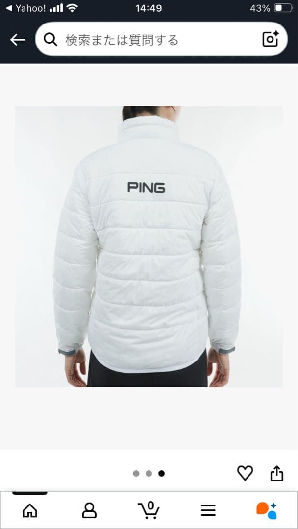 【新品】PING レディースジャケット ホワイト