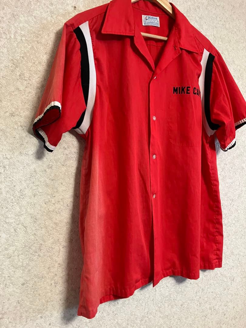 ★Hilton★70年代ボーリングシャツ★Lサイズ