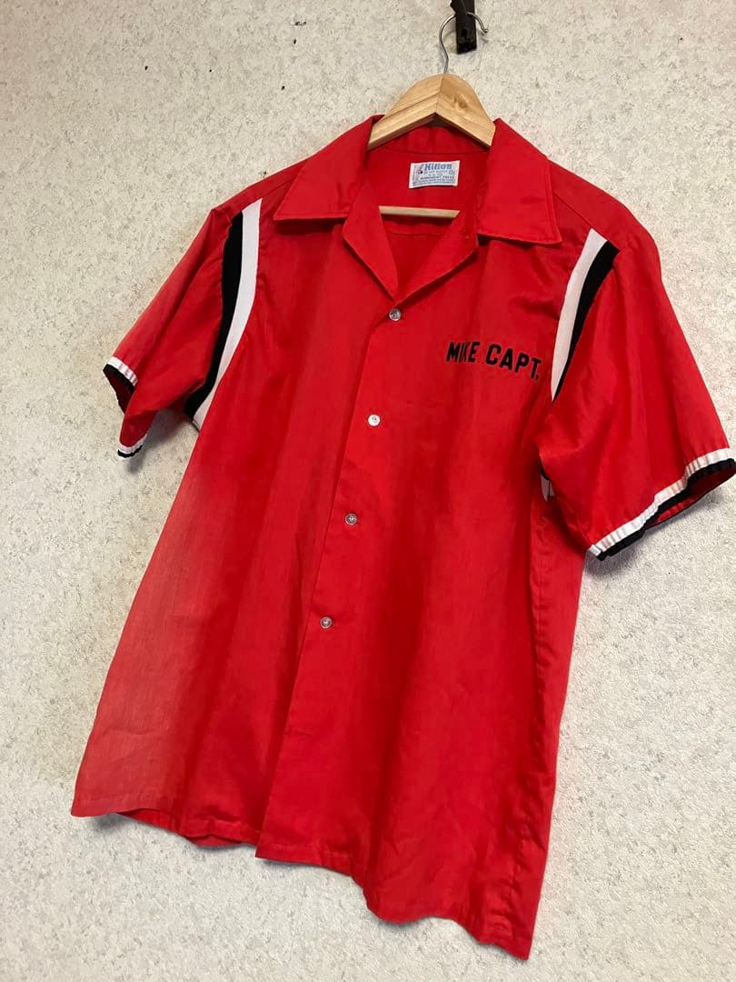 ★Hilton★70年代ボーリングシャツ★Lサイズ