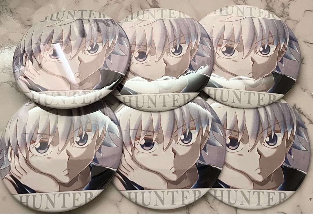 キルア BIG缶バッジ 6点 まとめ売り HUNTER×HUNTER