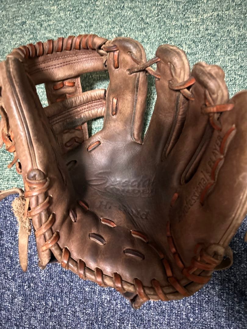 ハイゴールド硬式野球グローブ ブラウン