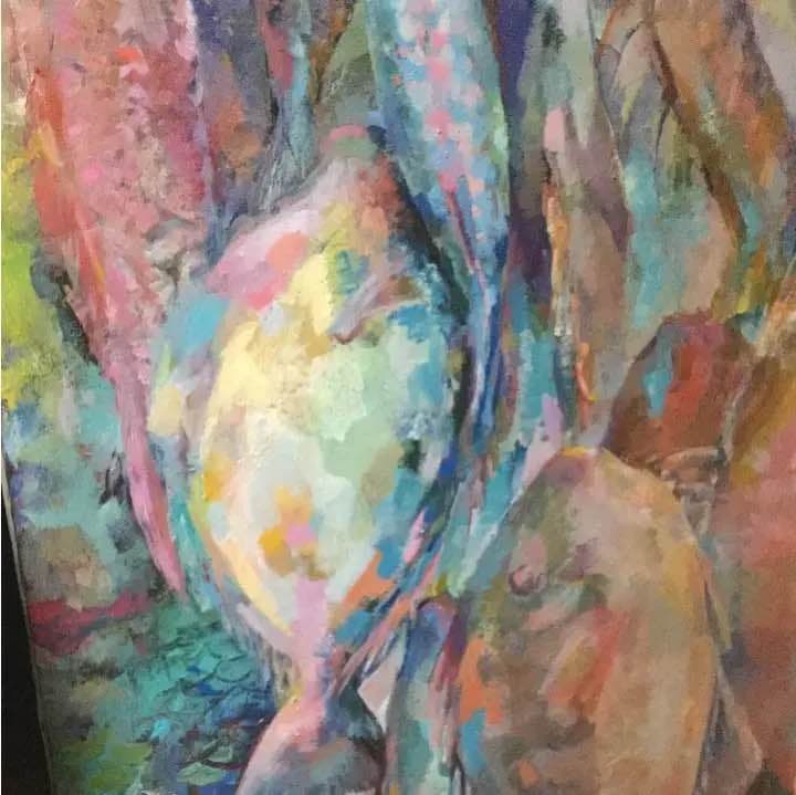 「宇宙」油彩 絵画 f20号 額なし