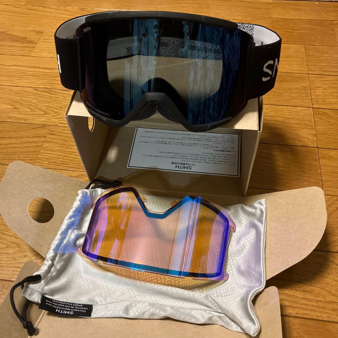 新品　24-25モデル　Smith Squad XL ゴーグル ブラック
