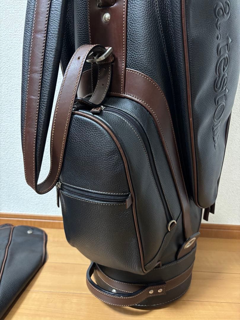 高級美品 30万 テストーニ testoni 9.5型 キャディバッグ