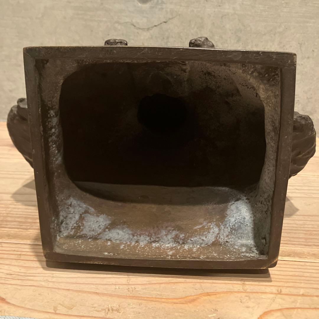盛岡勇夫 作 ブロンズ 銅像 胸像 立体写真像 昭和レトロ 珍品 置物 飾り物