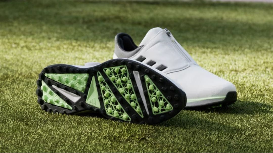 adidas ゴルフシューズ ジッパー付き ホワイト 未使用 IF0283