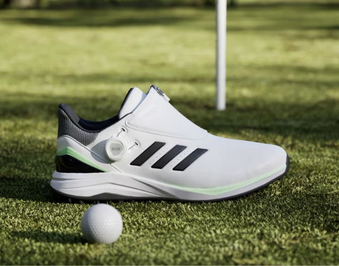 adidas ゴルフシューズ ジッパー付き ホワイト 未使用 IF0283