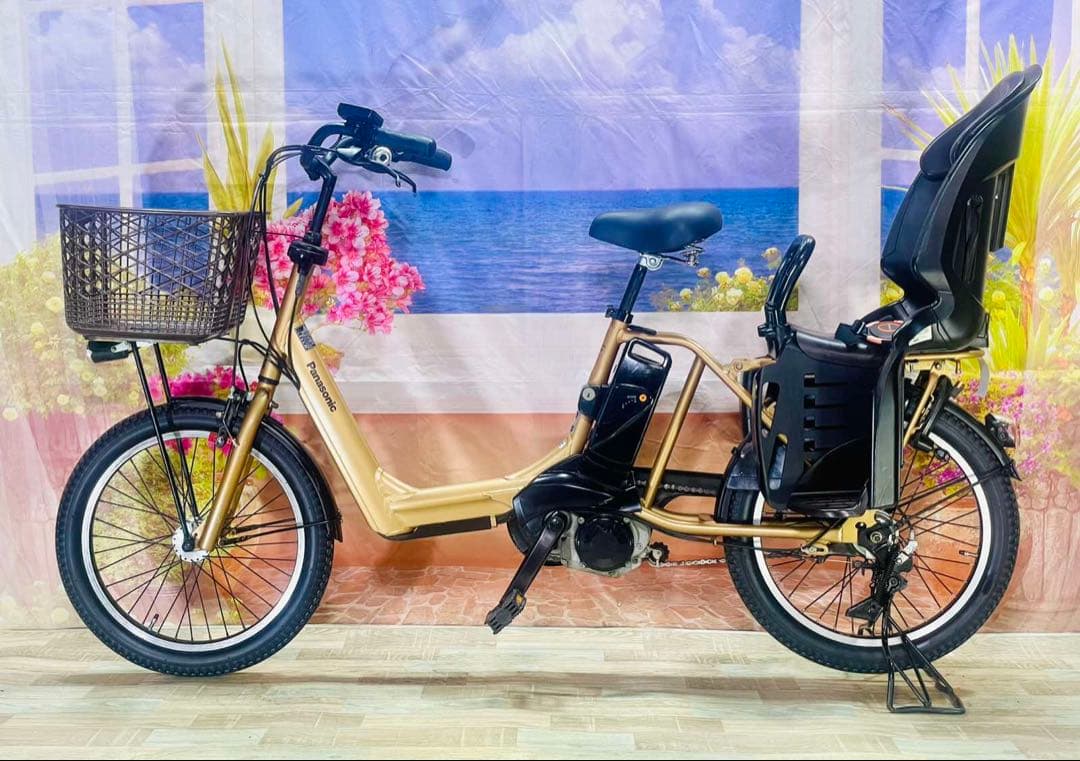 しずかギュットアニーズ⭐️13AH！子供乗せ電動アシスト自転車Y3262