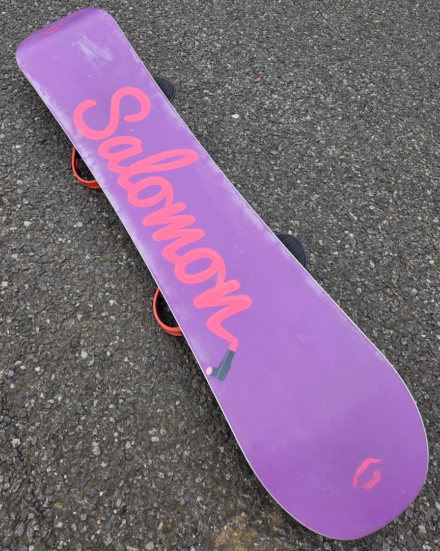 【永久ワックス無料】147cm SALOMON×FLUX スノーボードセット