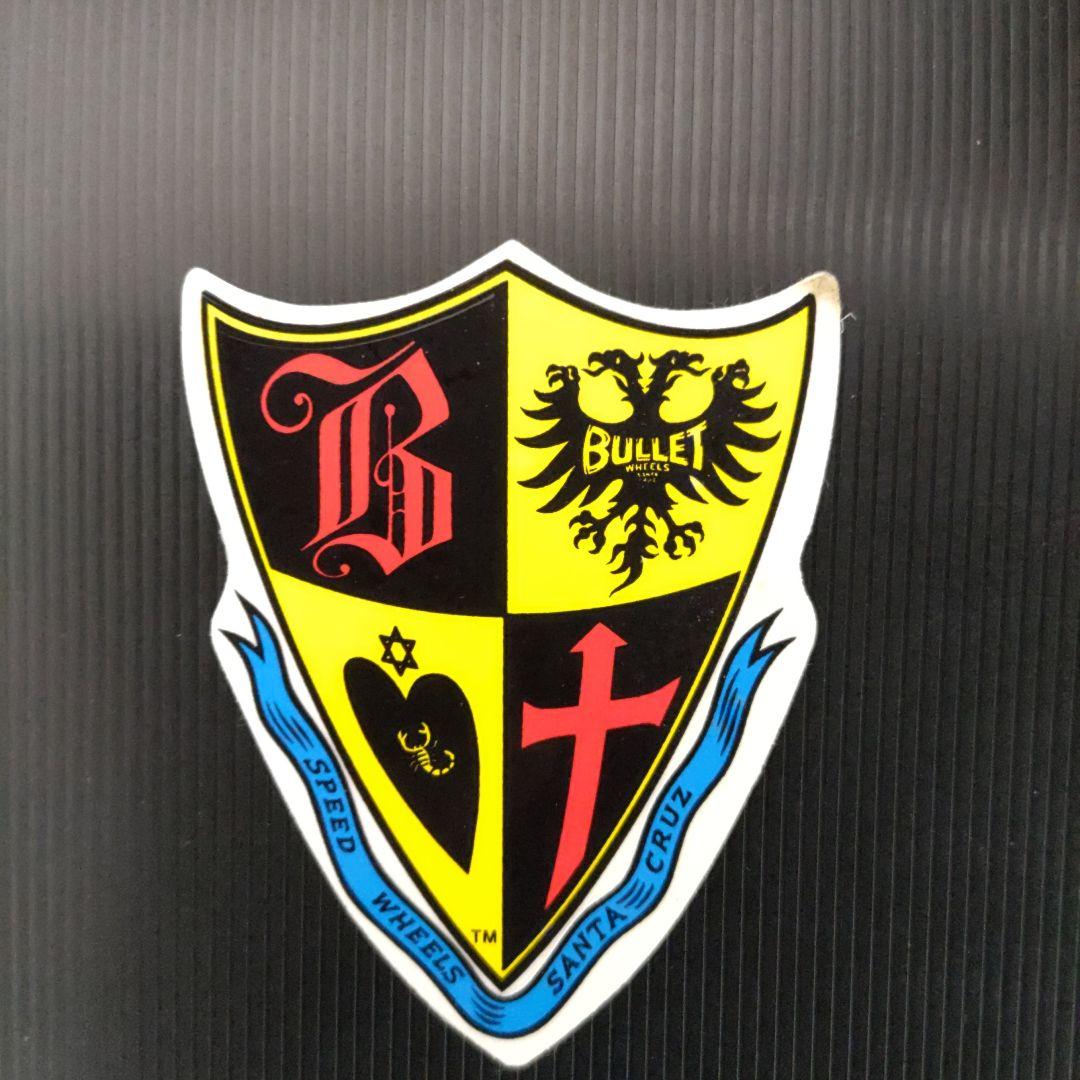 スケートボード 80s Santa cruz skateboard sticker bullet