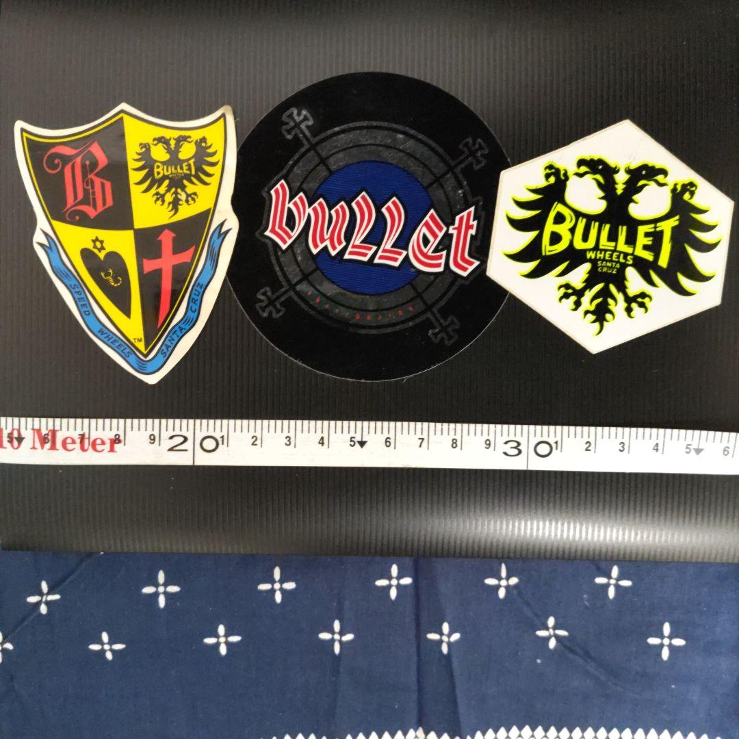 スケートボード 80s Santa cruz skateboard sticker bullet