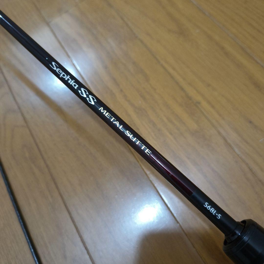 シマノ　セフィアss　メタルスッテ　s68l-s イカメタル　ティップラン