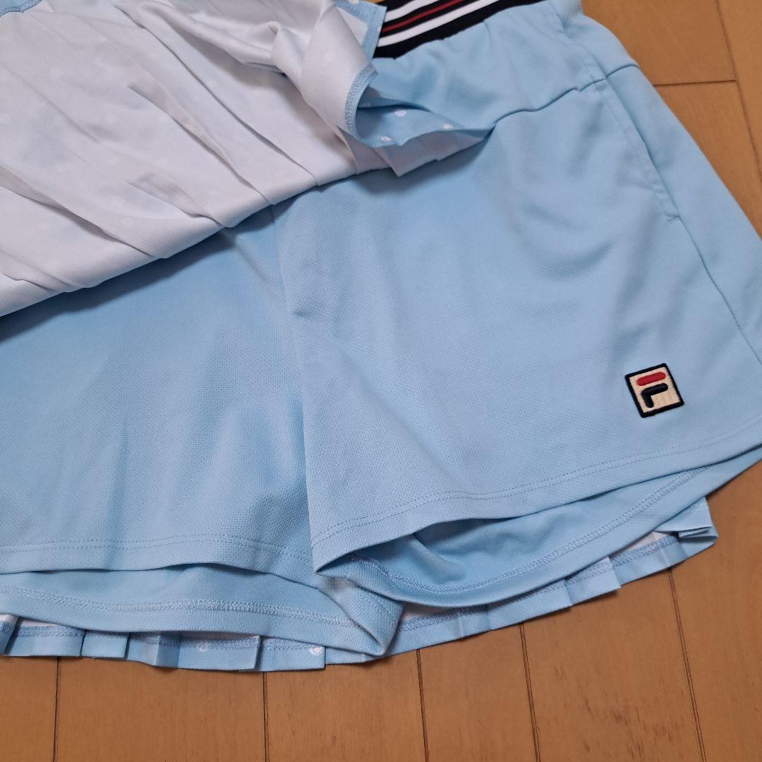 美品⭐フィラ⭐Tシャツ　スカート　ショートパンツ　上下セット　セットアップL