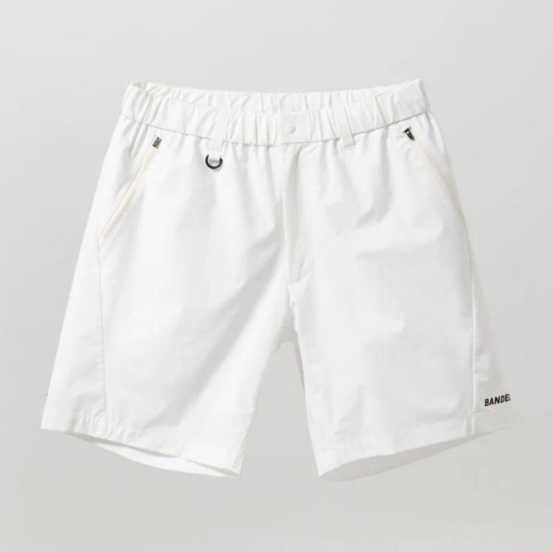 【新品・タグ付き】BANDEL メンズ ショートパンツ ホワイト 白 L