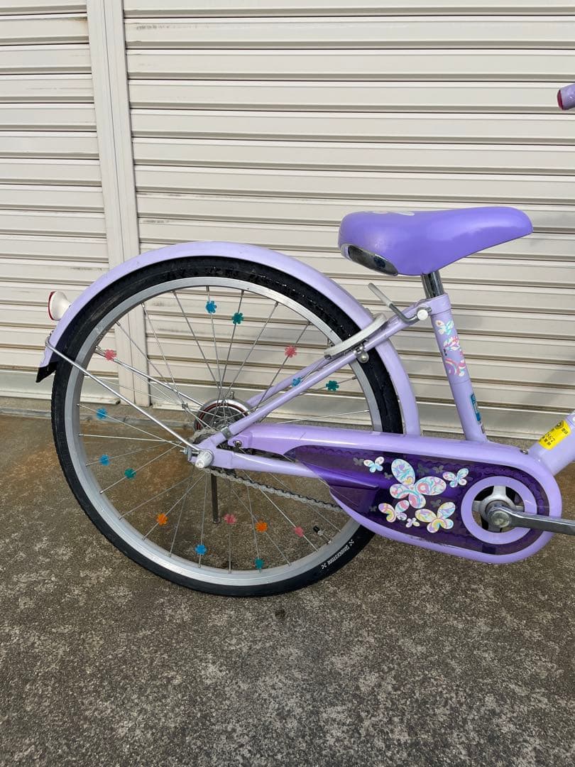 エコパル　ラベンダー　22インチ　ブリヂストンサイクル　キッズサイクル　ガールズ