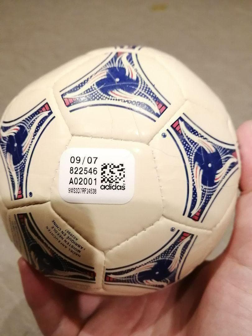 1998フランスワールドカップアディダスadidas記念サッカーボールミニ1号球