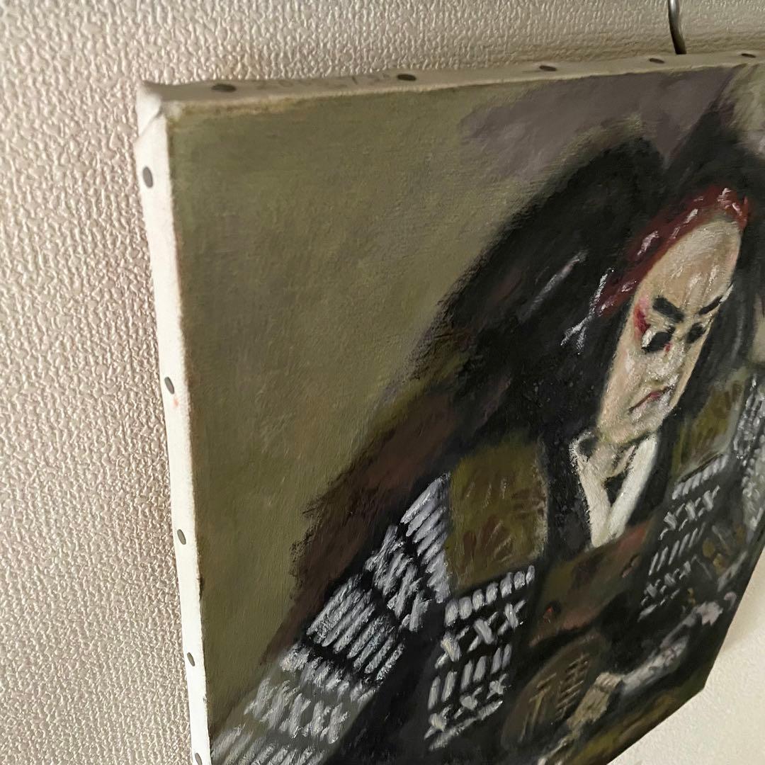 絵画 淡路人形 浄瑠璃 人形芝居 油絵 原画 ④