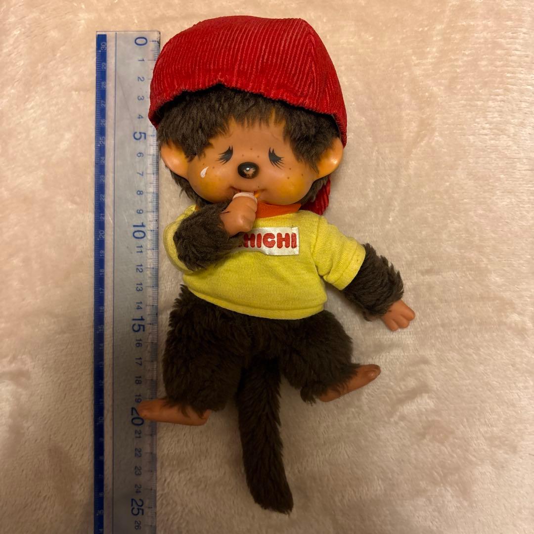 モンチッチ ぬいぐるみ 約25cm 当時物 昭和レトロ 泣き顔 希少レア
