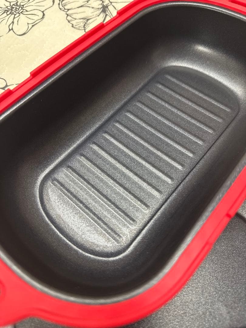 【新品未使用】MUTEKI MICROWAVE RANGE赤　電子レンジ　グリル