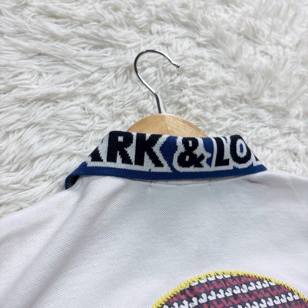 MARK & LONA 　ディズニーコラボ　スカル刺繍ポロシャツ　Sサイズ