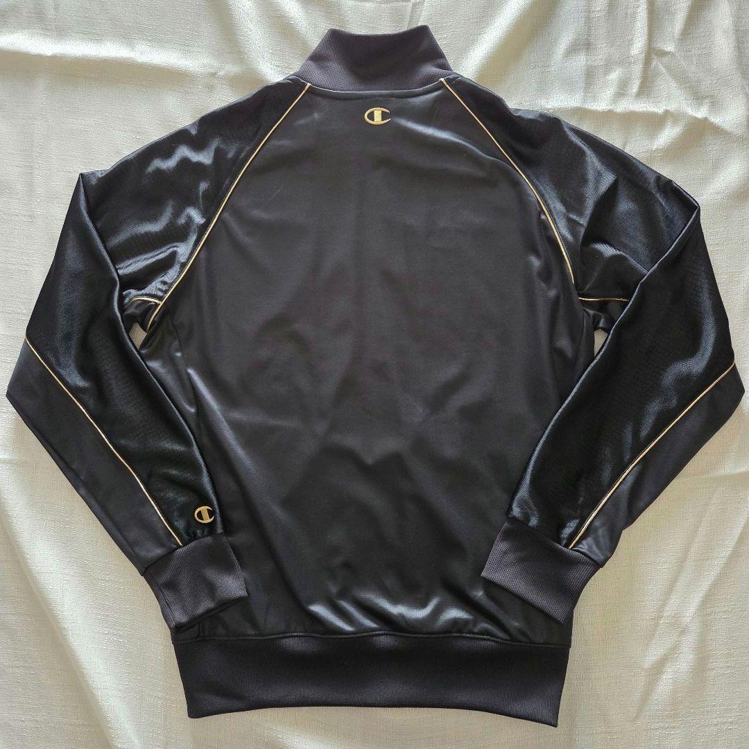 Champion チャンピオン×ドレスキャンプ セットアップジャージ 黒×金 L