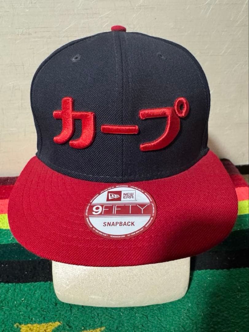 極美品 レアモデル ニューエラ 広島 カープうどん キャップ スナップバック