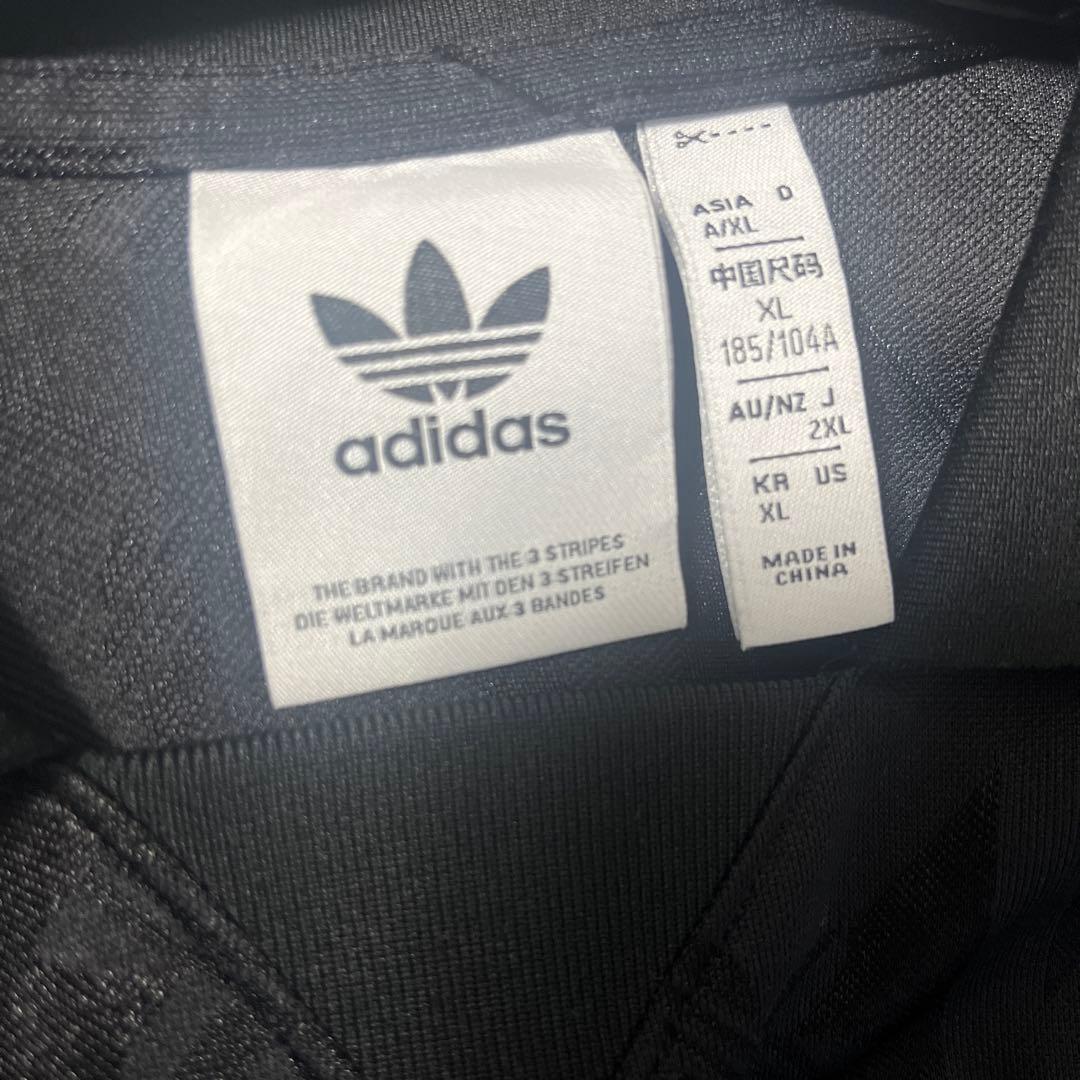 adidas 長袖シャツ XL 黒 赤 マンチェスターユナイテッド