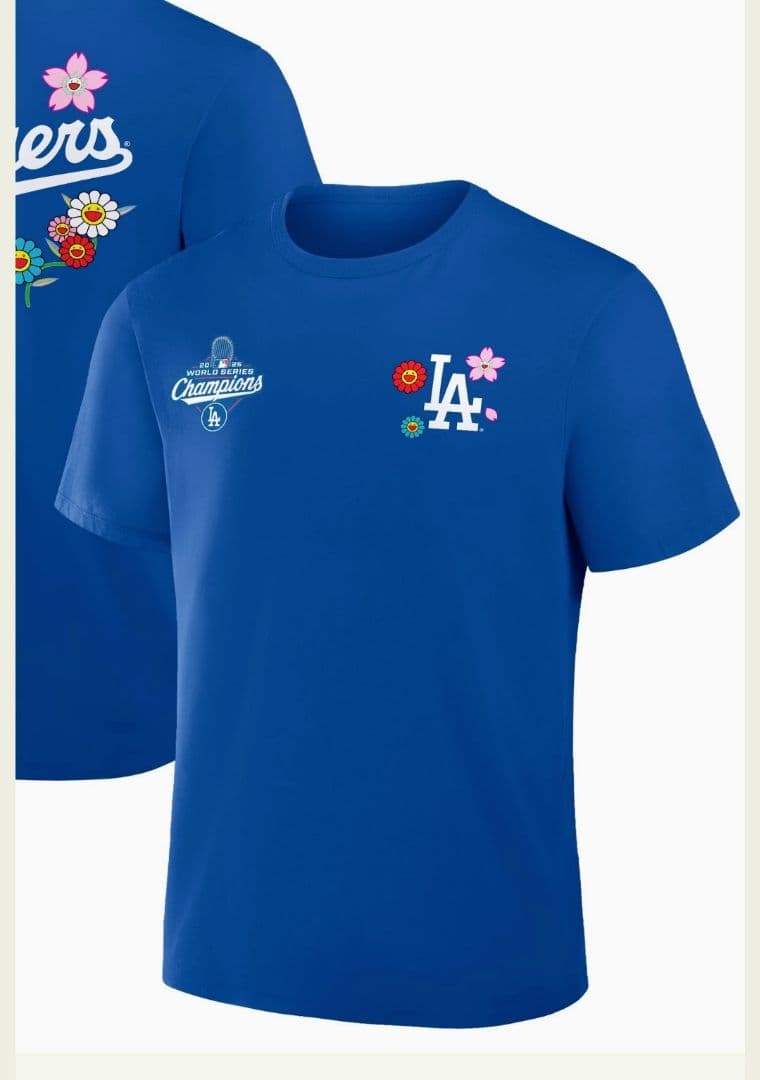 ドジャース 2025ワールドシリーズ優勝 村上隆コラボTシャツＬサイズ