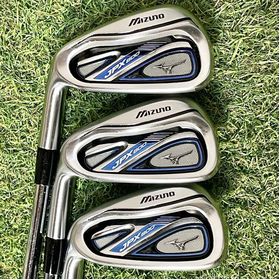 【貴重レフティ】ミズノ MIZUNO JPX800 アイアンセット 7本 S 左