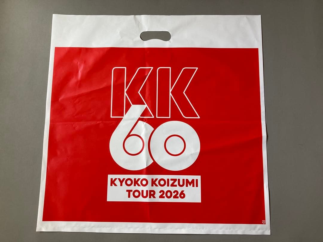 小泉今日子KK60 2026ツアーTシャツ 白XL コイズミ記念館KKPP 新品