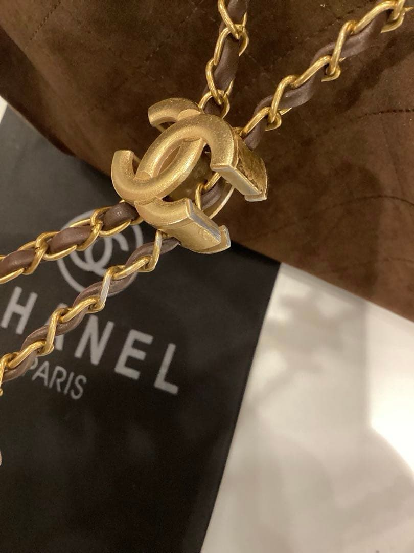 CHANEL CCホーボーバック　ブラウン　ノベルティ