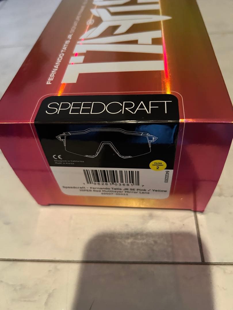 【中古品】100% スピードクラフト　フェルナンドタティスJr.モデル
