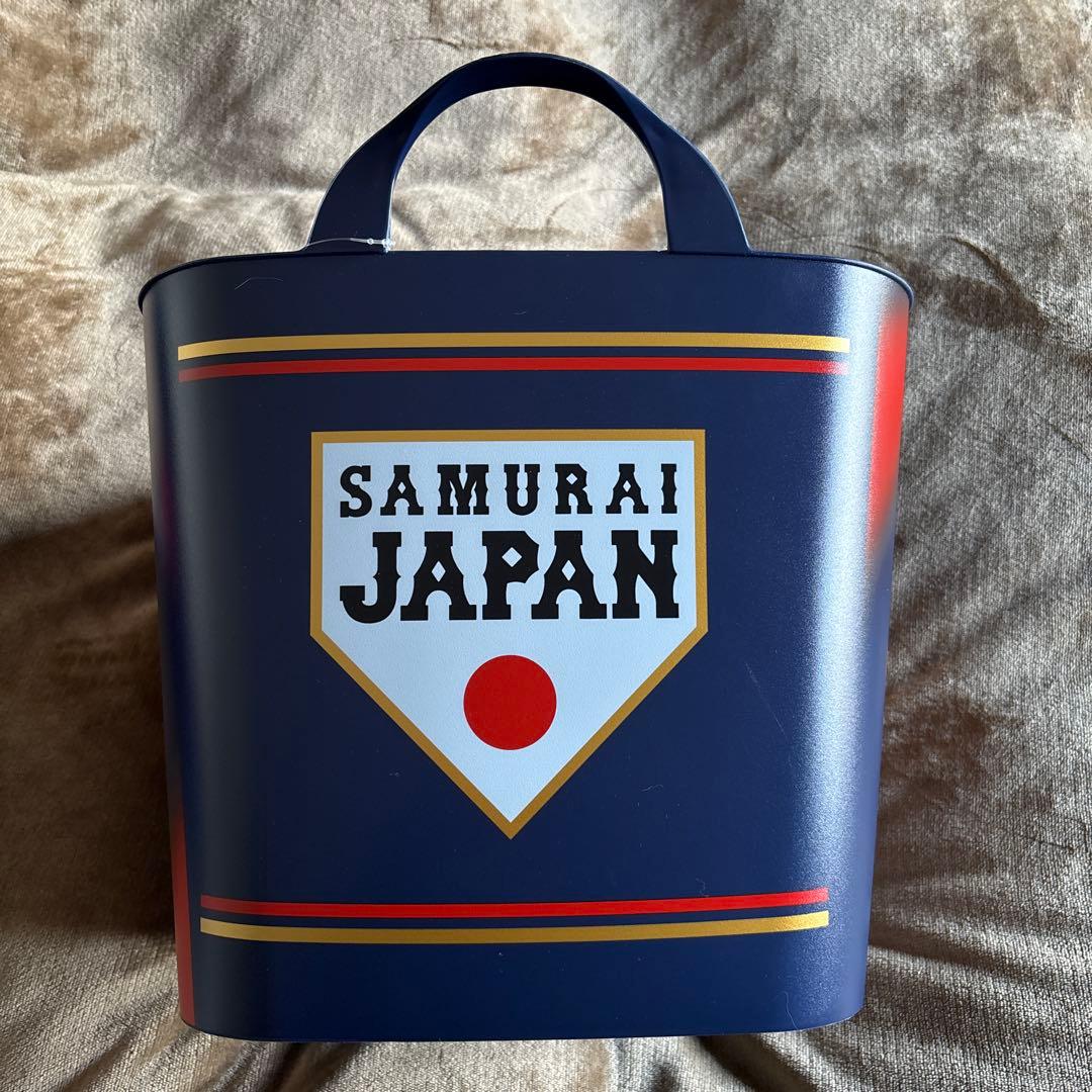 侍ジャパン クッション&収納バケット 3点セット【ビジター／ネイビー】