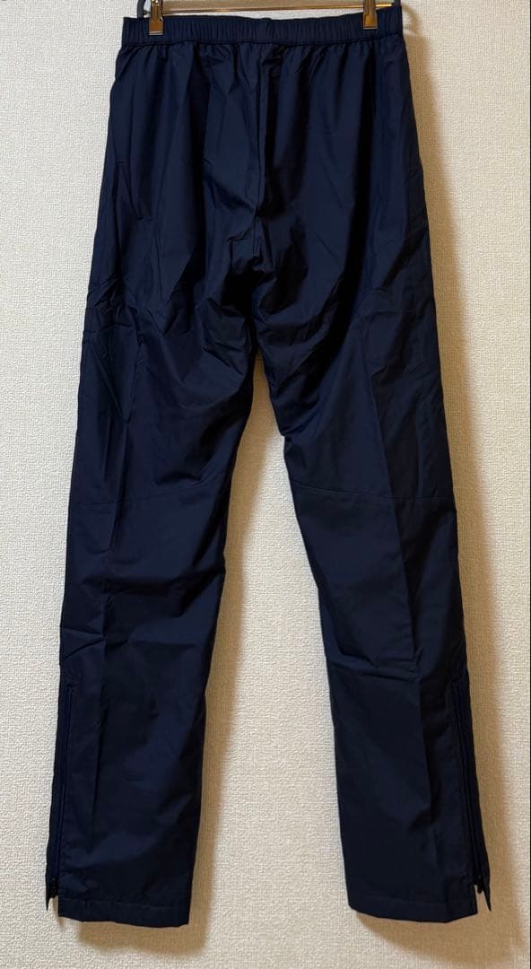 【新品タグ付】MIZUNOブレスサーモ撥水防風ウォーマーパンツXLネイビー