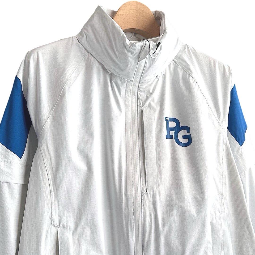 542 パーリーゲイツ ビックロゴレインワンピース定価44000円 白 0
